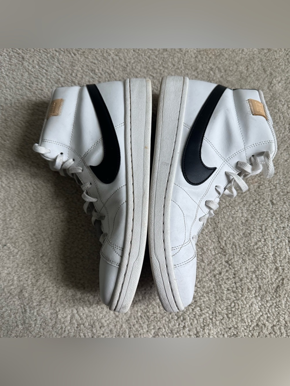 Nike Court Royale 2 MID Basketball Sneakers White Black Onyx Shoes CQ9179 100